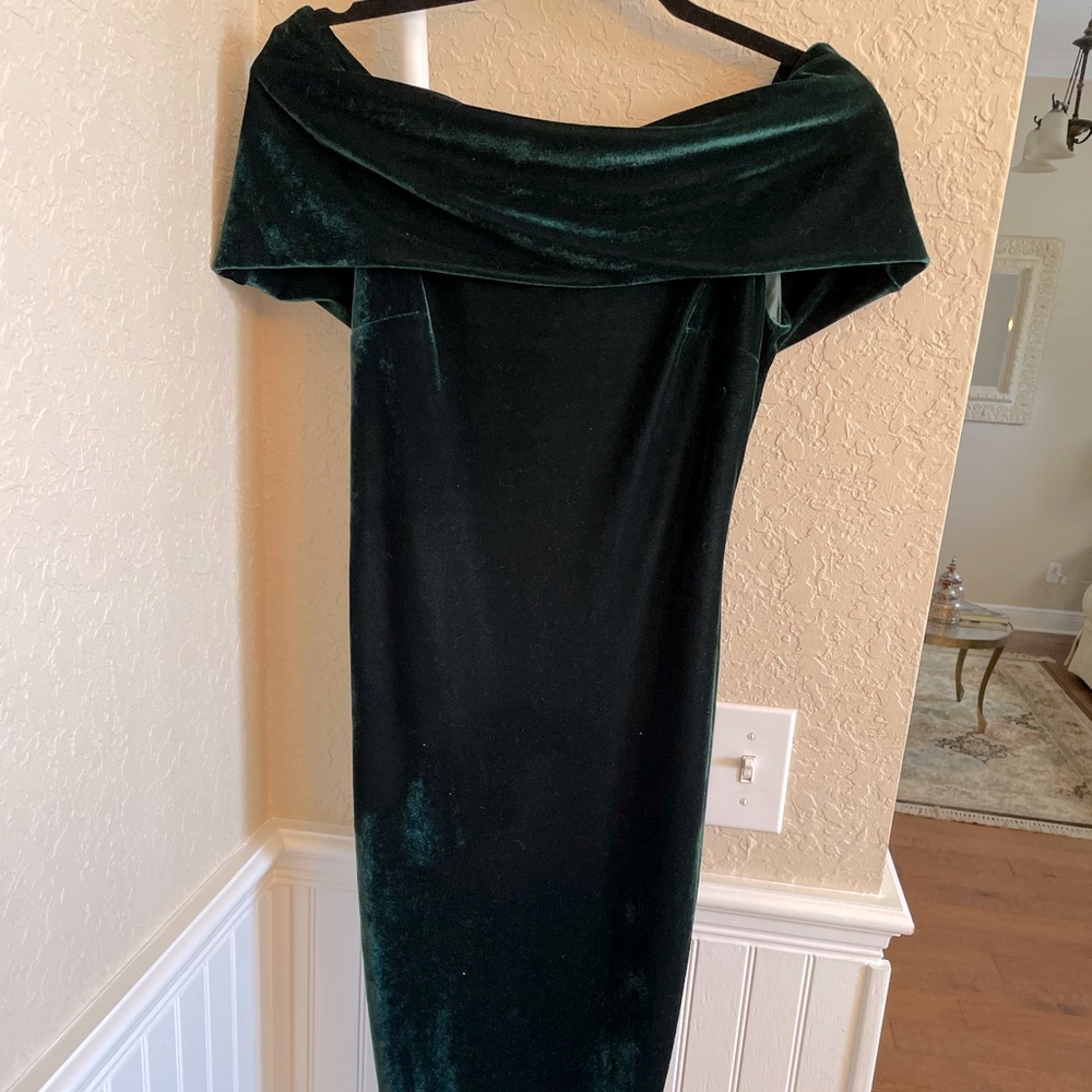 Velvet green Antonio Melani dress